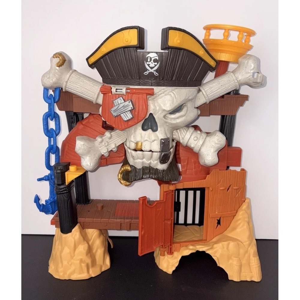 IMAGINEXT Playset Blackbeard's Lair Pirate Set No Figures 2015 Fisher-Price‎ - Picture 3 of 10